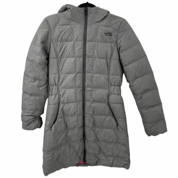 The North Face Jackets & Blazers - The North Face Gray Goose Hooded Medium-length Jacket